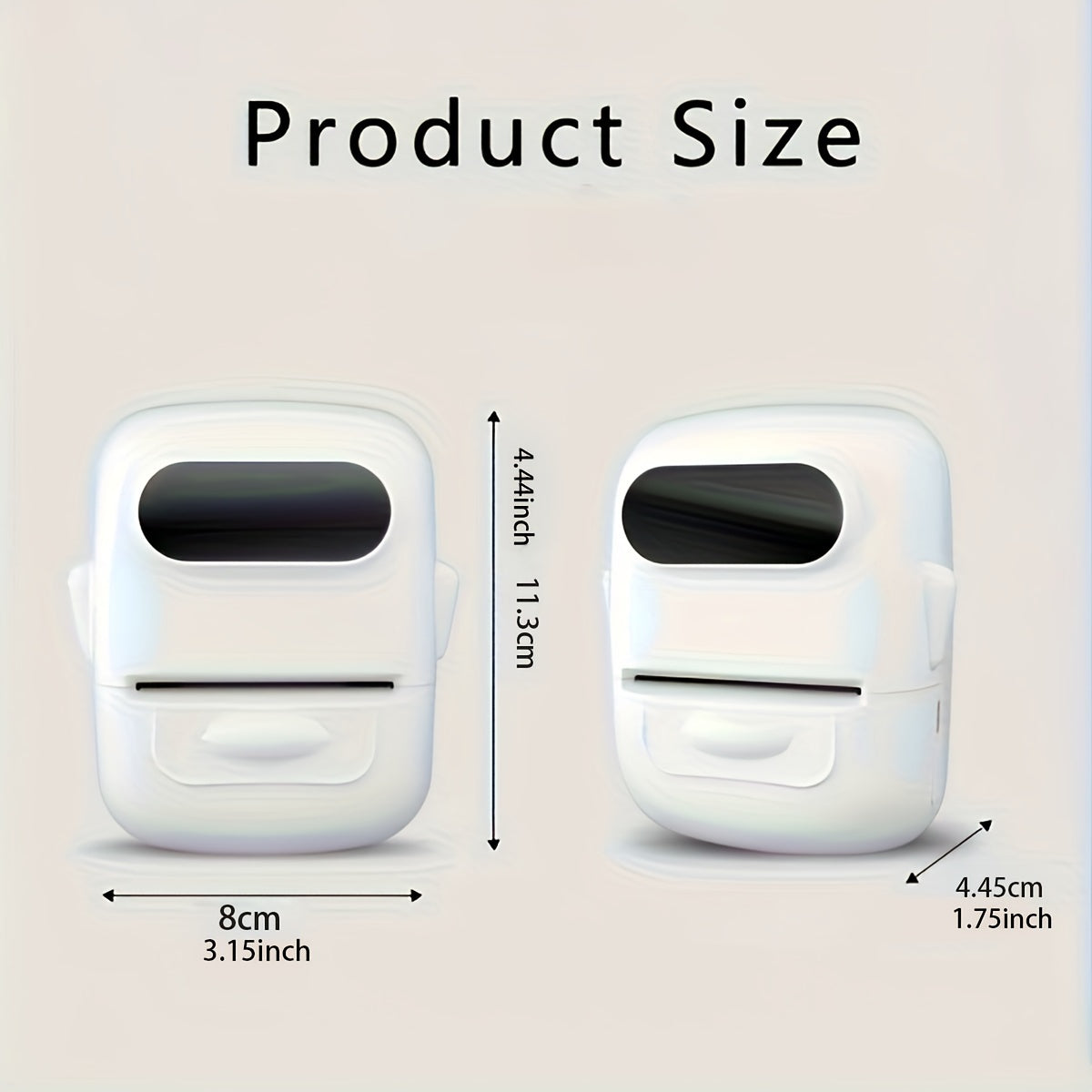 Wireless Thermal Label Maker for Barcode QR Code Jewelry Tags and Clothing Labels