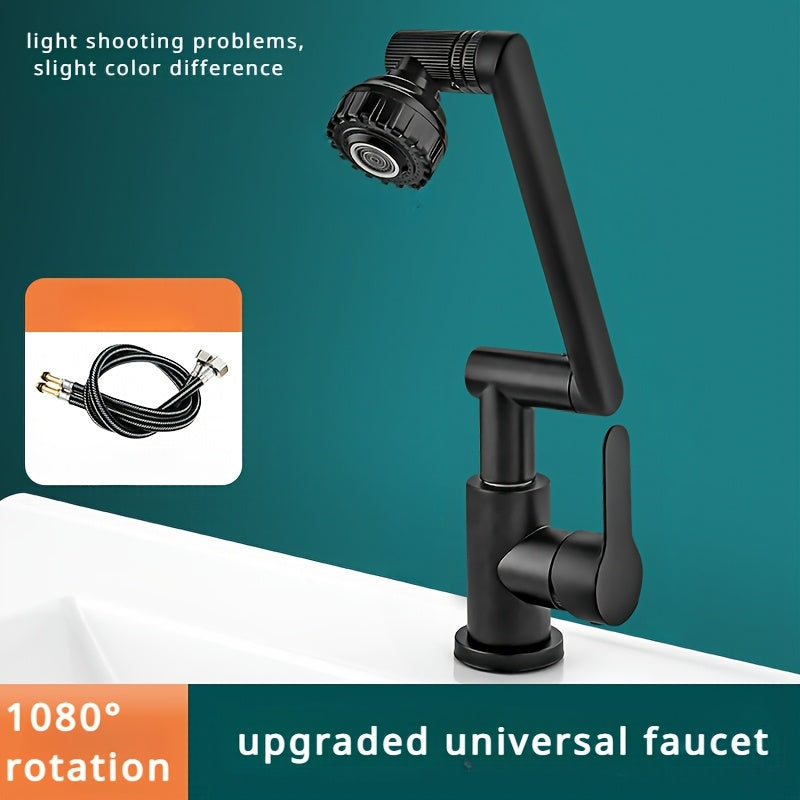 Zarif rotatsion RV hammom kran to'plami, mustahkam ABS konstruktsiyasi, issiq va sovuq suvni aralashtirish, bitta teshikli dek montaj, kumush qoplama tugatish va oson o'rnatish uchun suvni tejovchi dizayn.