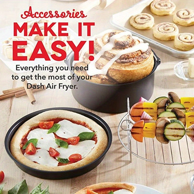 6pcs Air Fryer Accessory Kit 2 Quart Compact Air Fryer Accessories