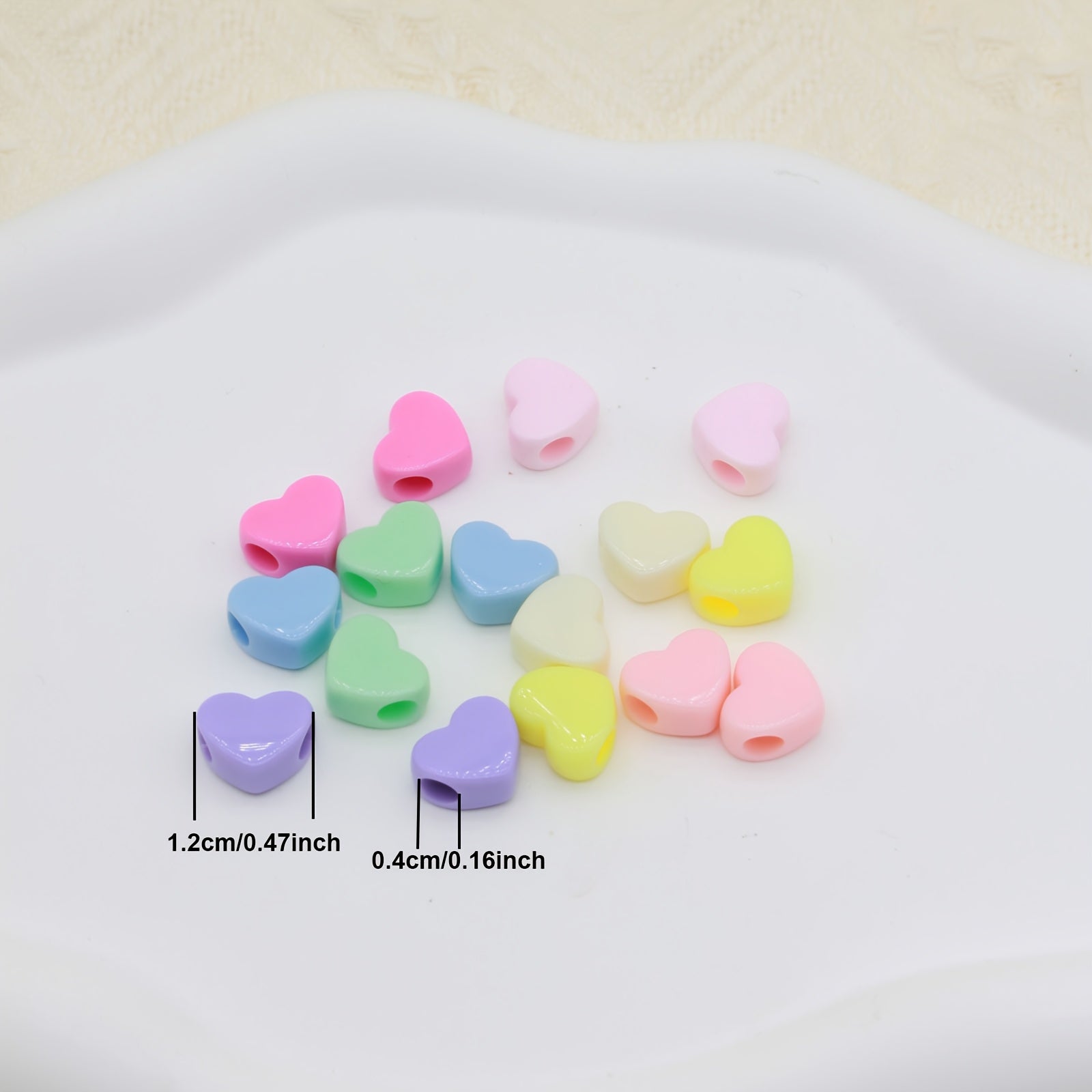 Kids Girl Colorful Heart Shoe Lace Charms 16Pcs Set
