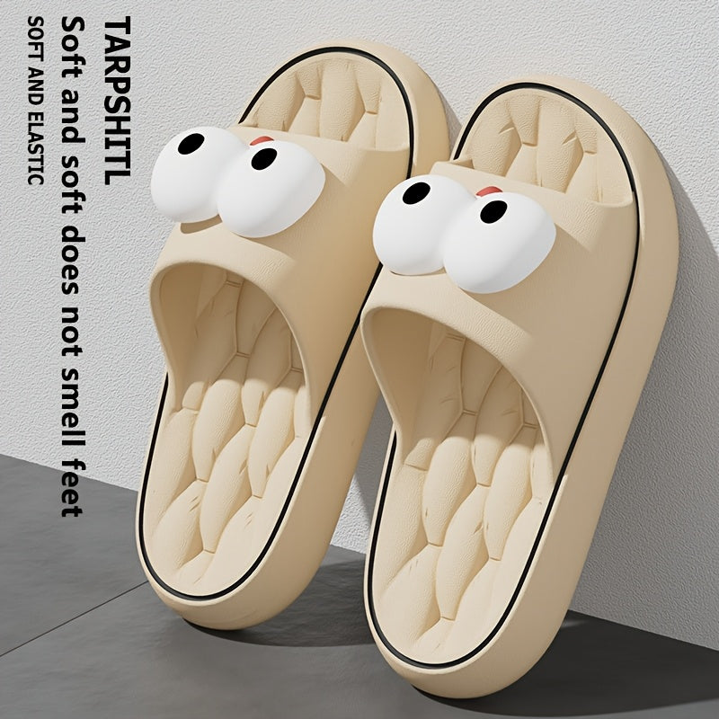 Women's Cartoon Flip-Flops for Summer Outdoor Beach Bathroom Slippers