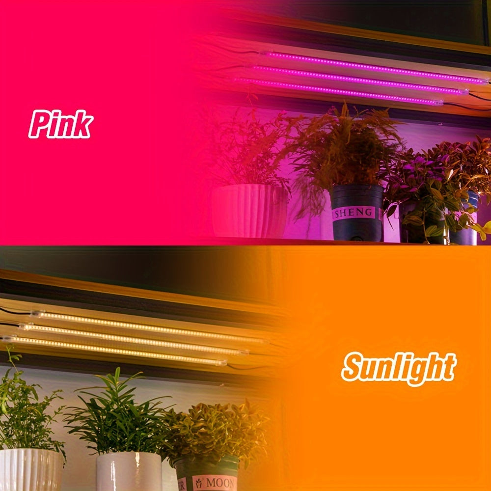 220V Full Spectrum LED Grow Light with 12 Heads 50cm for Indoor Plants Hydroponics Greenhouse