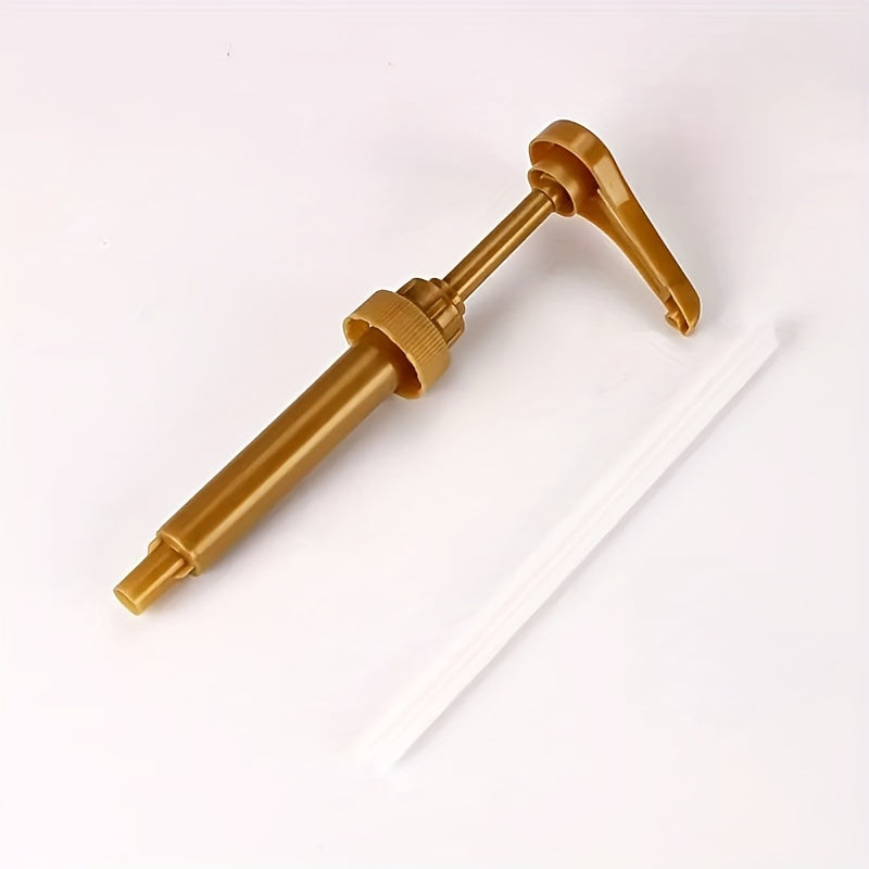 Set of 2 Stainless Steel Coffee Syrup Pumps for Cold and Hot Beverages