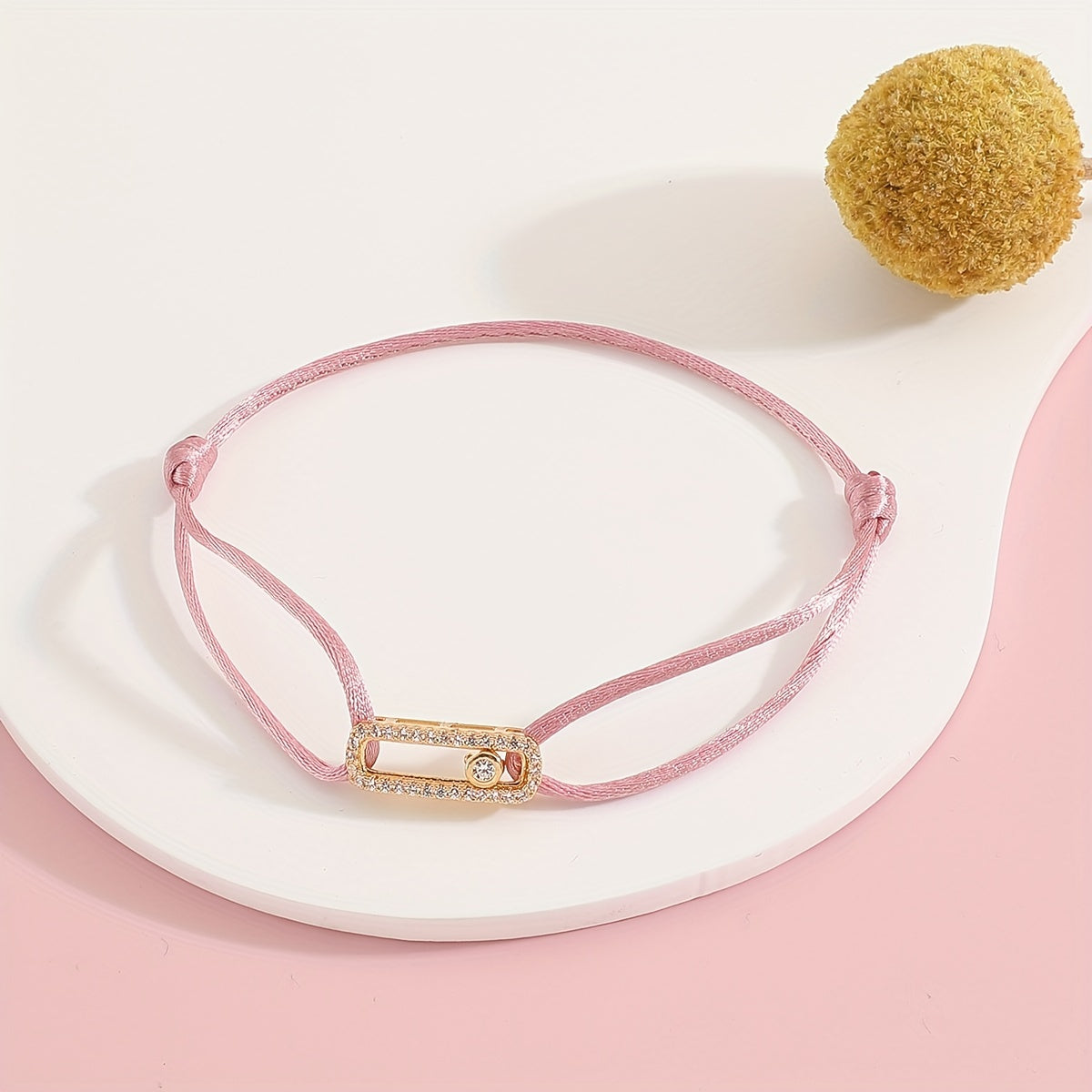 Women's Charm Bracelet Adjustable Zirconia Accents Jewelry Gift