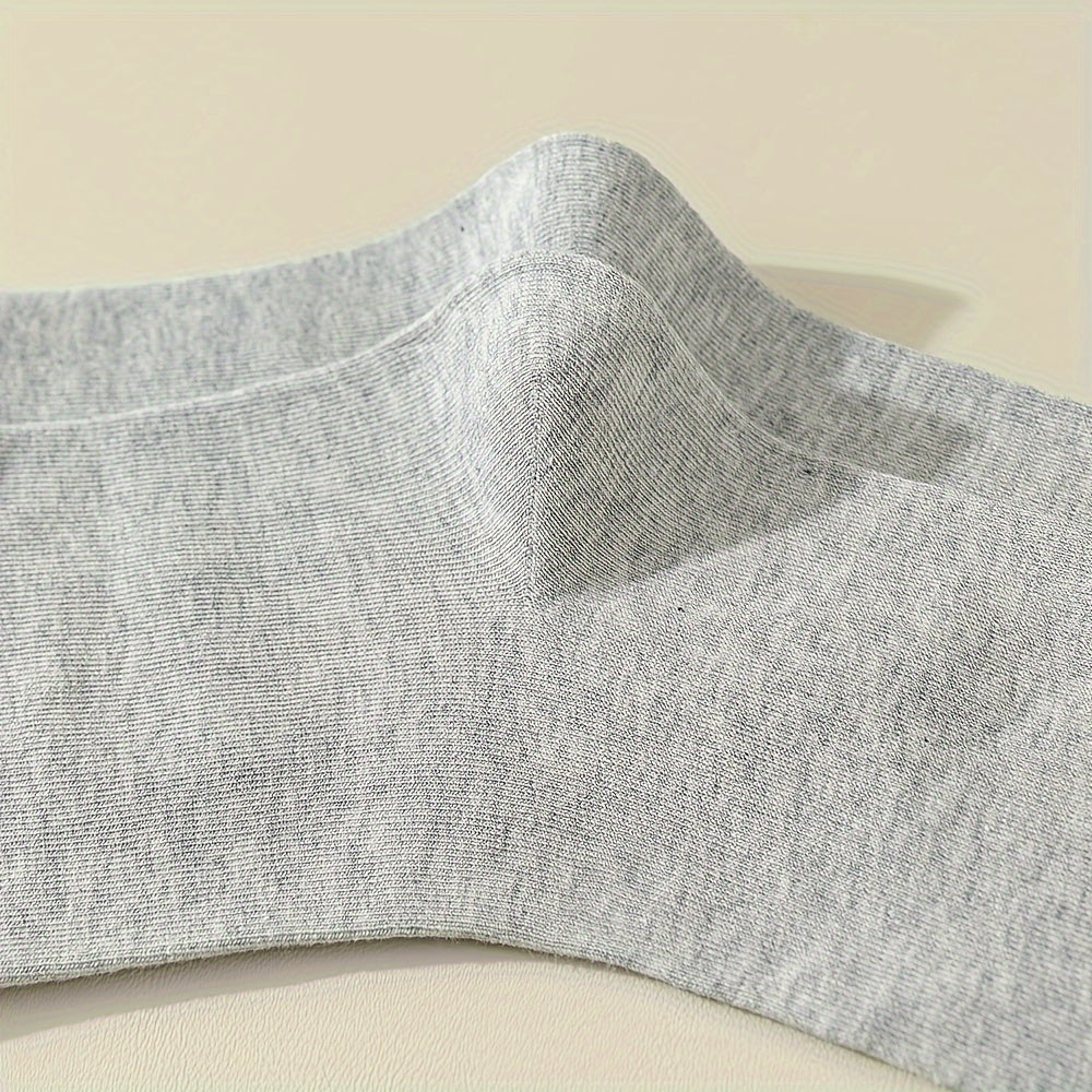 Unisex Cotton Crew Socks 6 Pairs Breathable Sweat-Absorbing Comfortable