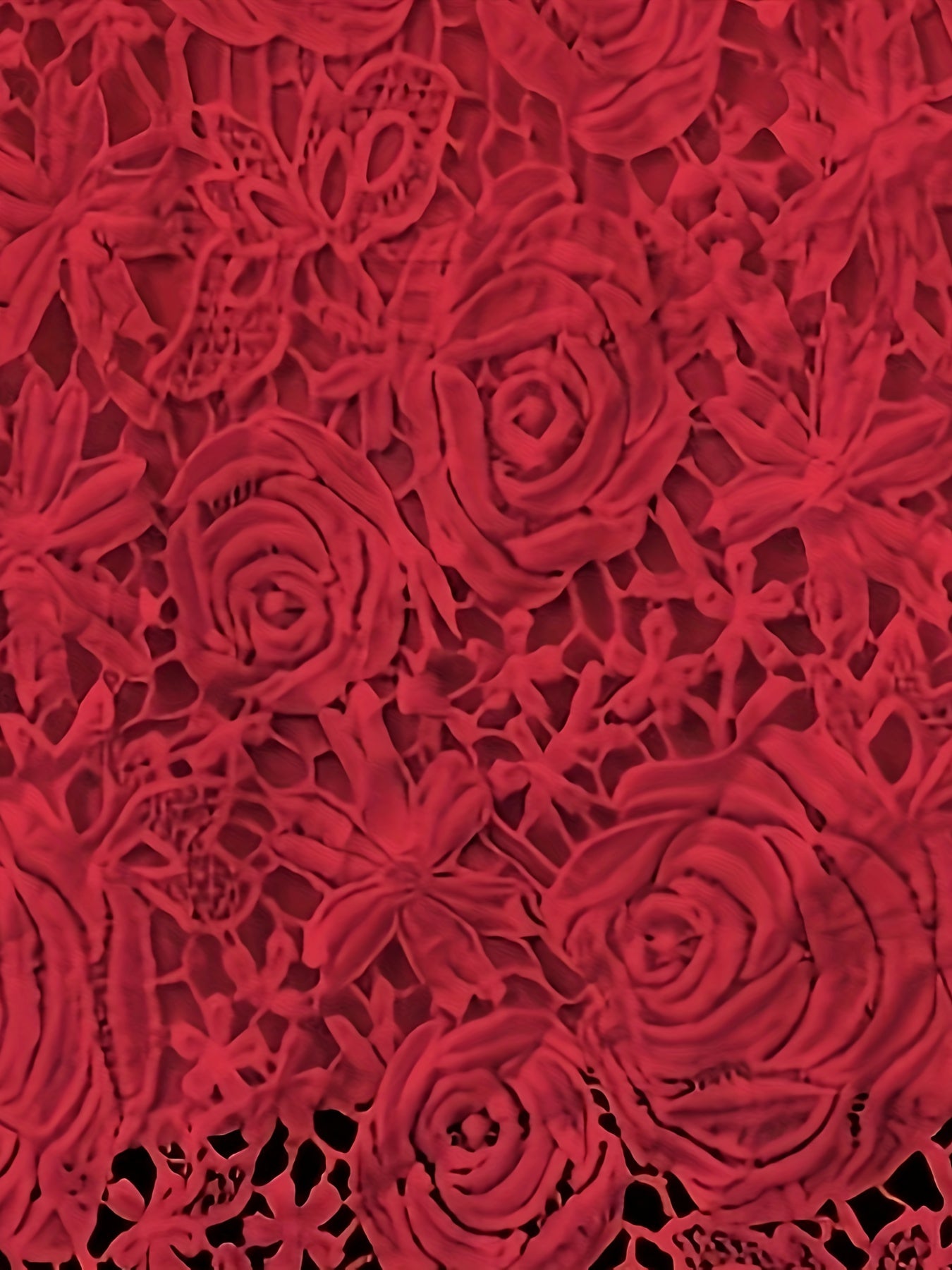 Plus Size Floral Lace Blouse Short Sleeve Solid Color Spring Summer Casual