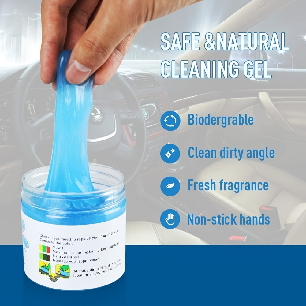Car Interior Cleaning Gel, Reusable, For Dashboard, Keyboard, Vents