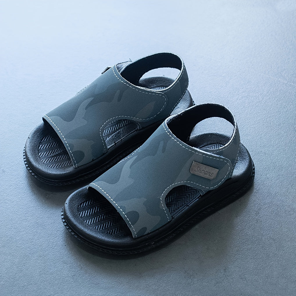Children's Summer Sandals for Water Activities and Outdoor Play with Soft Grip and Magic Strap