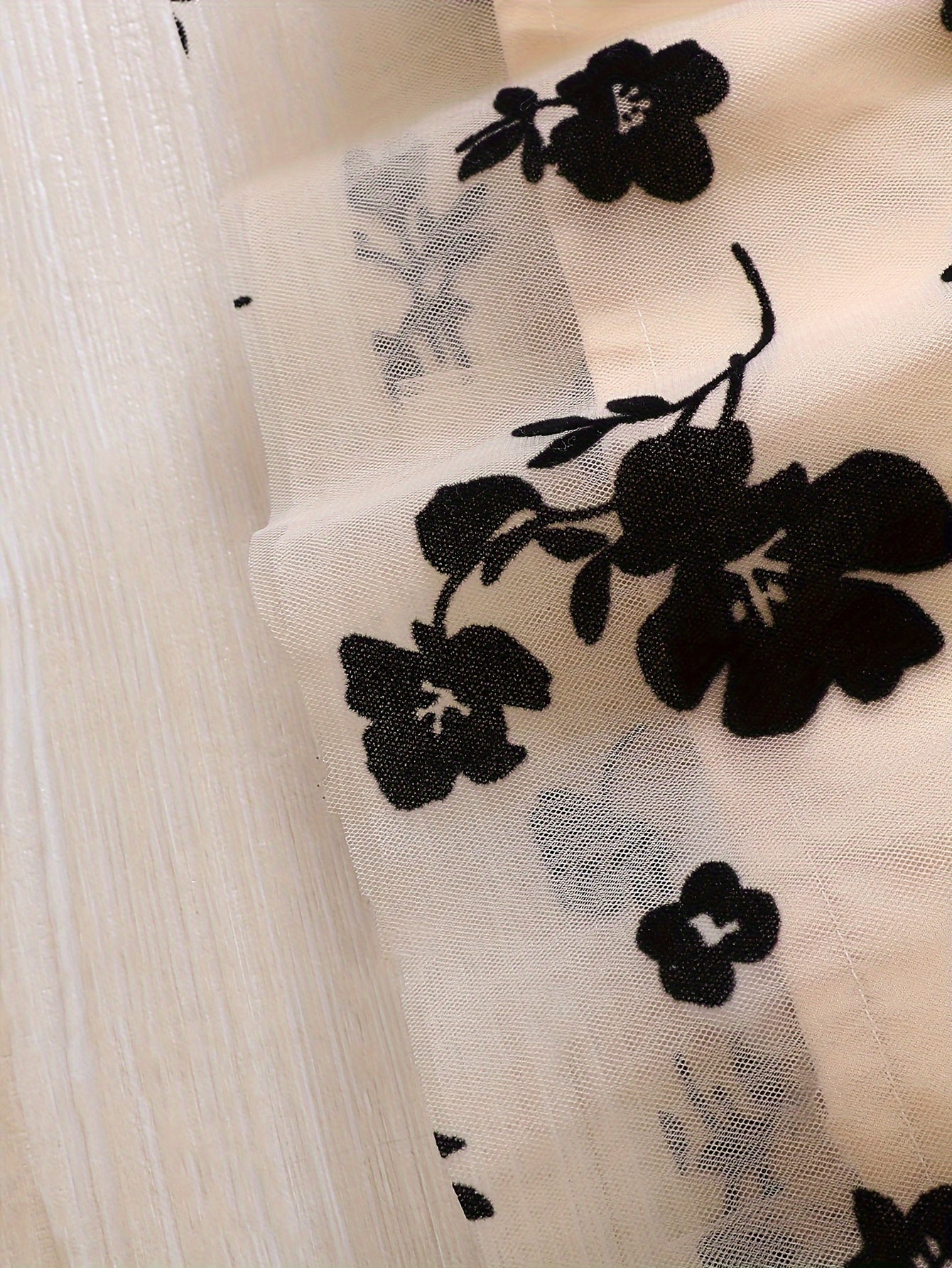 Girls Summer Splicing Flower Graphic Cami Tutu Dress for Kids