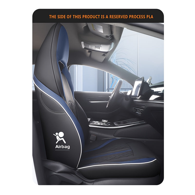 Чехол на автомобильное сиденье из искусственной кожи на пять человек, водонепроницаемый, дышащий, прочный