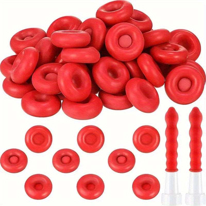 15pcs Red Caulk Cap Set Finishing Tool Sealing Tube Covers