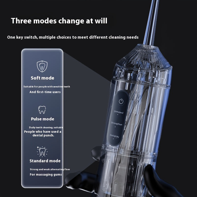 Portativ simsiz elektr tish ipi tayoqchasi chuqur tozalash uchun