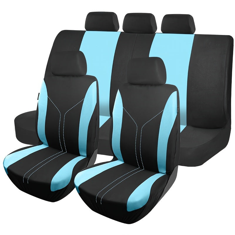 Women Universal Car Seat Covers Set, 9-Piece Auto Cushion Protectors