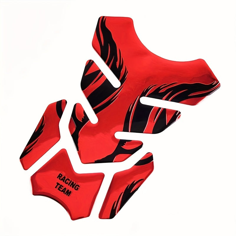 Motorcycle Soft Rubber Fuel Tank Protector Decal for Gas Oil Gasoline