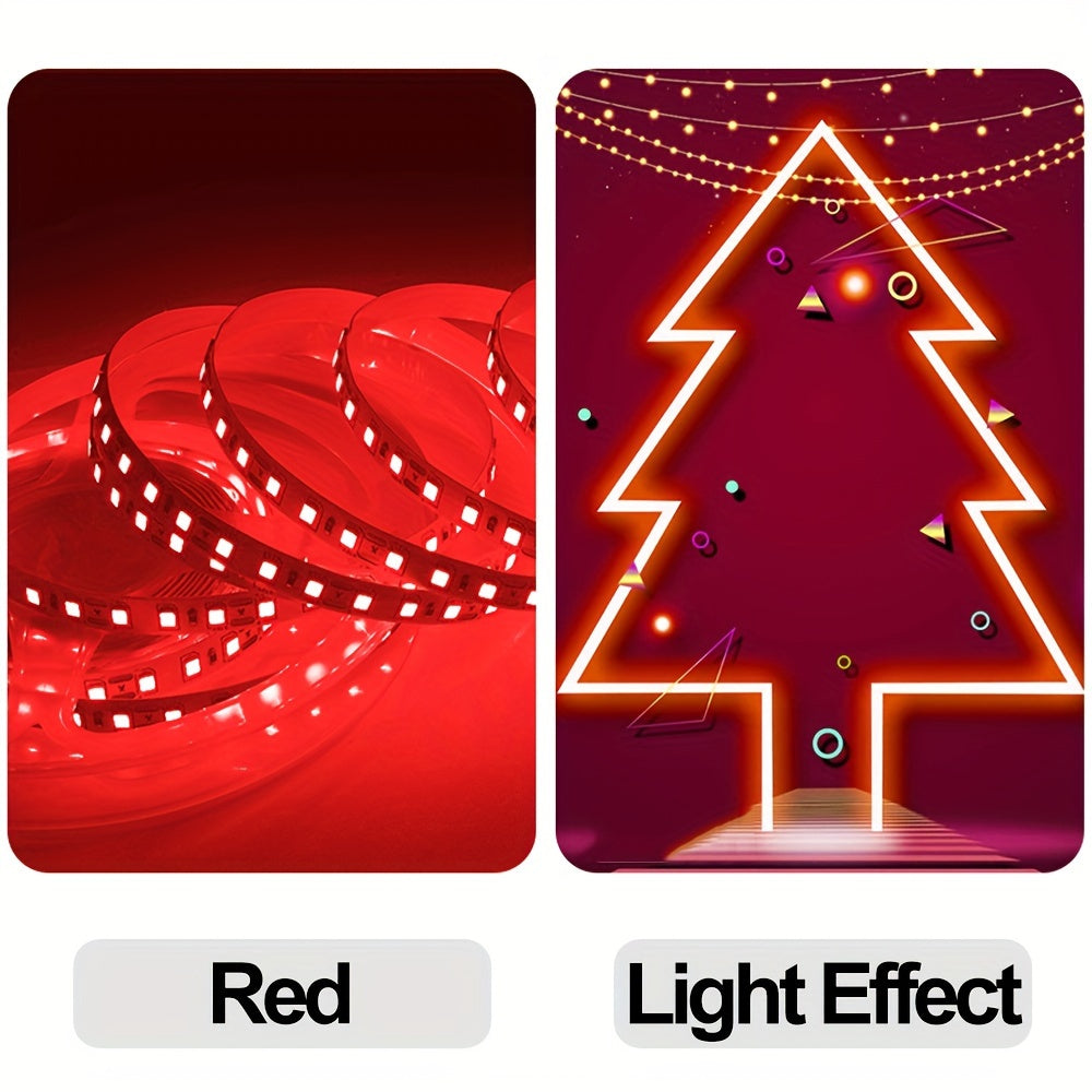 Светодиодные ленты 32,8 фута/10 м, 24 В, 2835 120 светодиодов/м, для домашнего декора, пластиковый материал, постоянный ток.