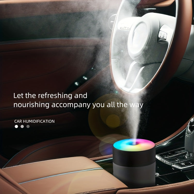 1 dona Rangli Tungi Yoritgich Jim Havo Namlagichi, USB Portativ Mini Ofis Stol Havo Namlagichi va Hid Tarqatuvchi. Terini Namlantirish, Suv Bilan Ta'minlash uchun Mos. Avtomatik O'chirish, 2 Ta Spray Rejimi. Talabalar uchun Ajoyib Bayram Hediye.