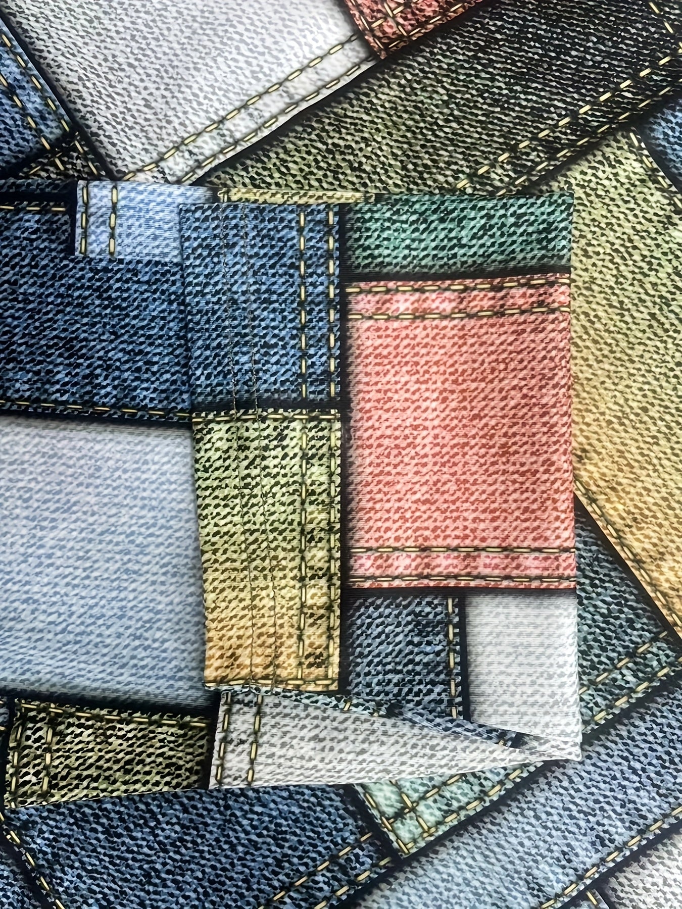 Plus Size Plaid T-Shirt for Women Crew Neck Long Sleeve Polyester Blend Casual