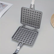 Avtomatik chekka yopish va ikki tomonlama toster pan bilan Non-Stick kvadrat vafli tayyorlagich, alyuminiy plaid muffin skileti. Oson tozalash uchun olib tashlanadigan qutilar. Uy sharoitida foydalanish uchun ideal va mos keladi