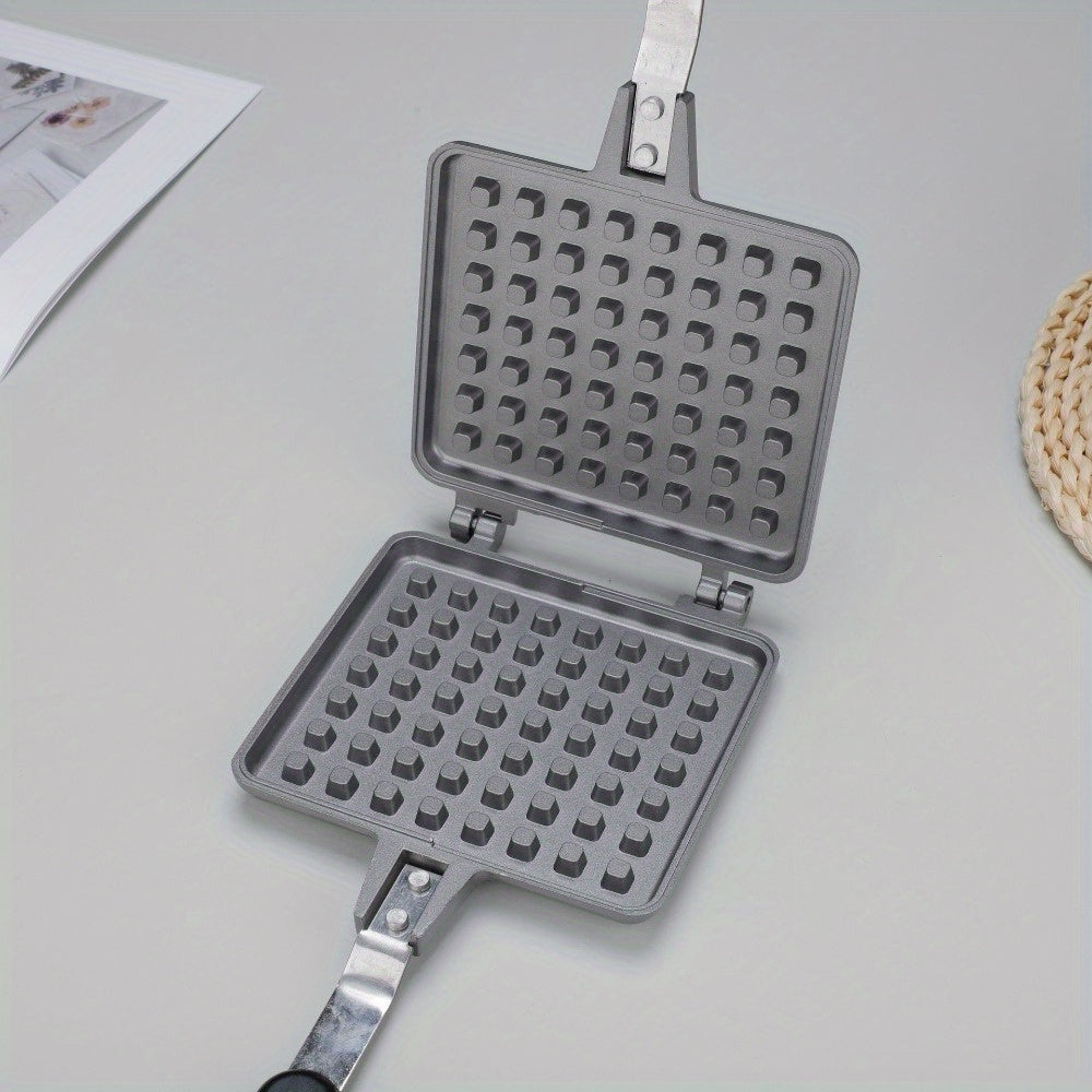 Avtomatik chekka yopish va ikki tomonlama toster pan bilan Non-Stick kvadrat vafli tayyorlagich, alyuminiy plaid muffin skileti. Oson tozalash uchun olib tashlanadigan qutilar. Uy sharoitida foydalanish uchun ideal va mos keladi