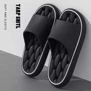 Black EVA Slides for Men and Women All-Season Casual Indoor and Beach Footwear