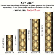 Yevropa uslubidagi mehmonxona kirish gilamasi, oltin naqshli, dog'ga chidamli velur