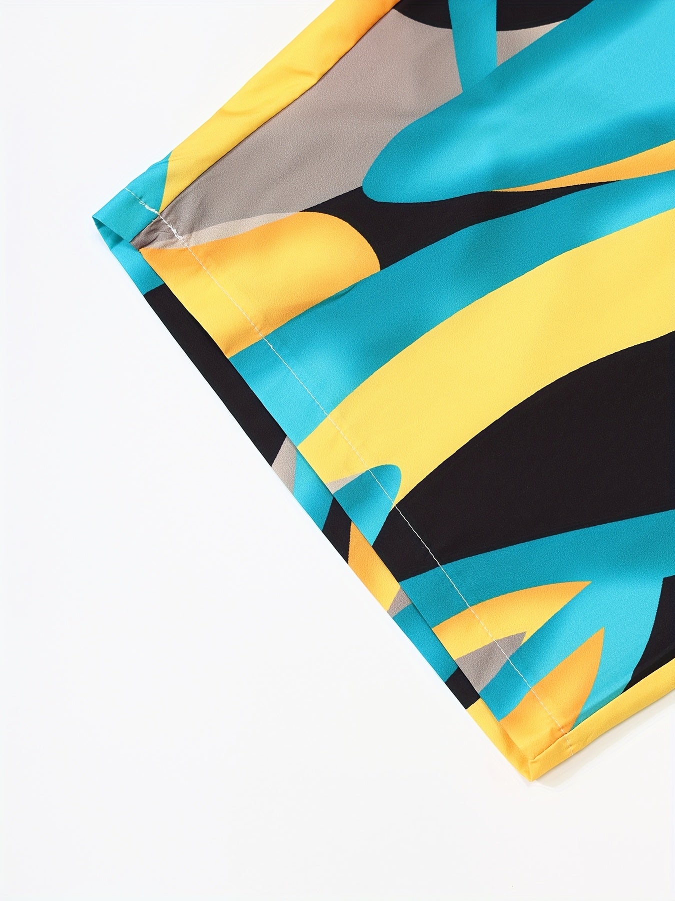 Plus Size Women’s Casual Printed Mid-Length Pants Elastic Waist