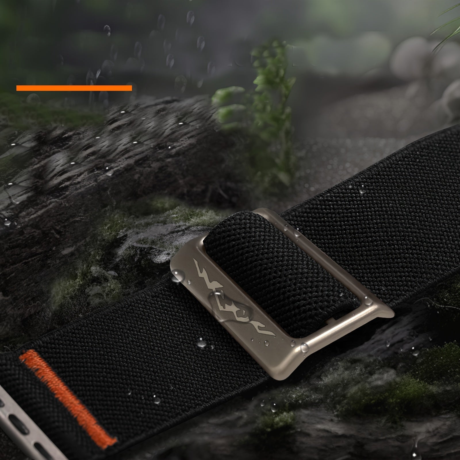 Stretchy Nylon Watch Band for Men Compatible with iWatch Ultra Series 8 7 6 5 4 3 2