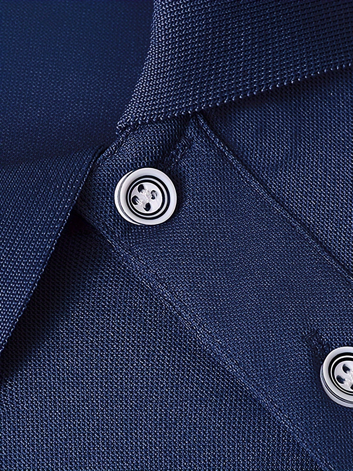 Camisa de manga corta a rayas para hombre con solapa para actividades al aire libre en verano de poliéster