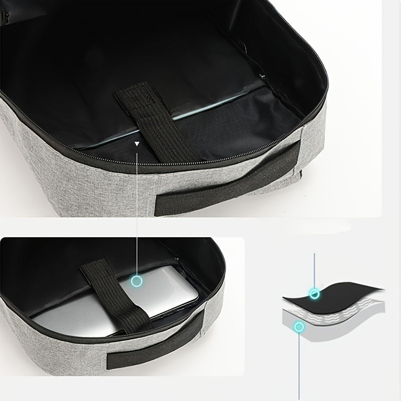 Сумка на плечо из Oxford Cloth с рюкзаком для компьютера для путешествий и школы Черный Серый Красный Синий