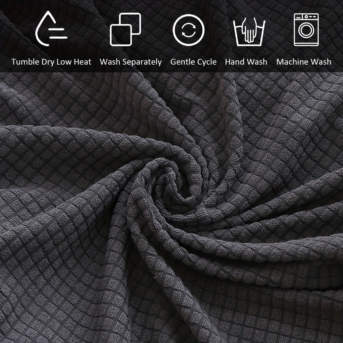 Waterproof Corn Grain Material Sofa Cushion Covers Set of 2 or 6 Protect Furniture Home Decor