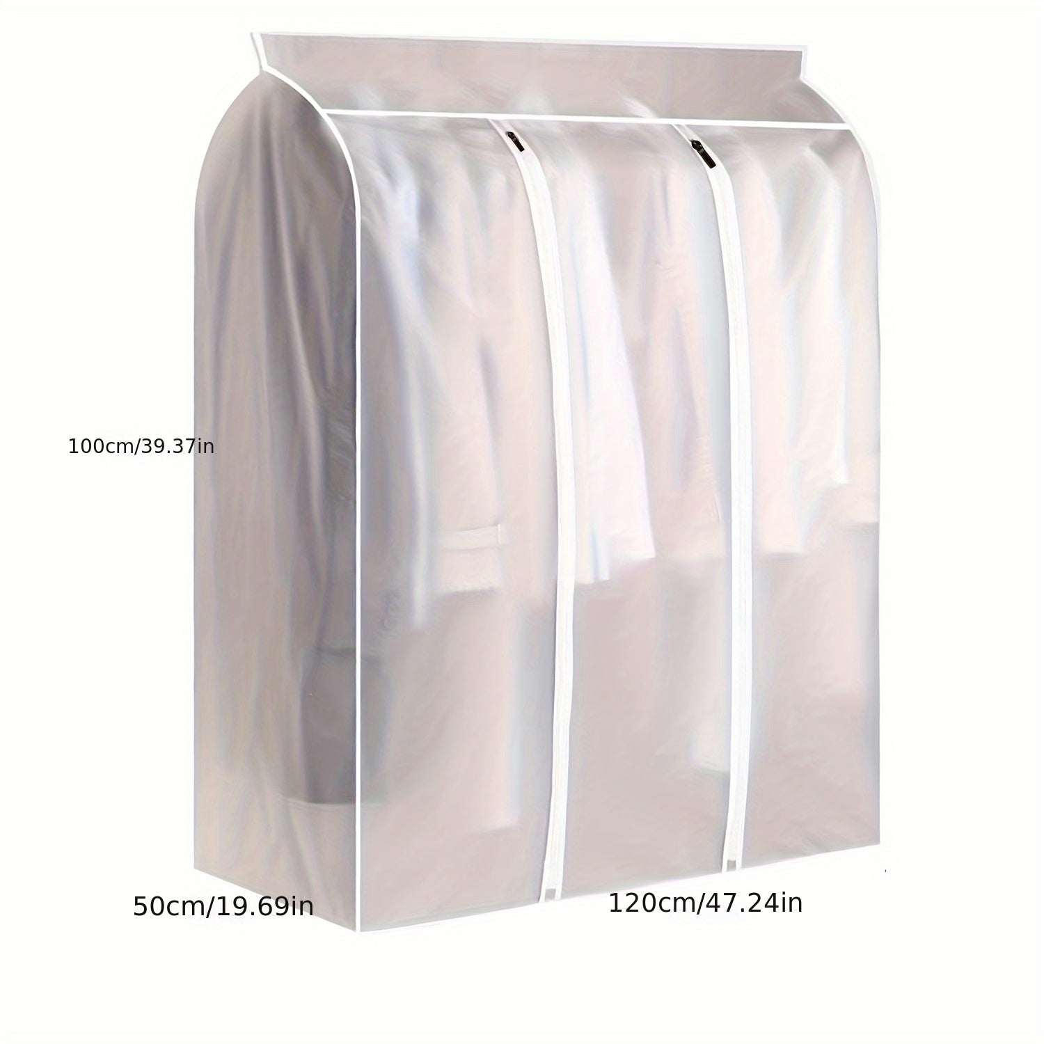 Funda de polvo para prendas duradera de 1 pieza para camisas, vestidos y abrigos