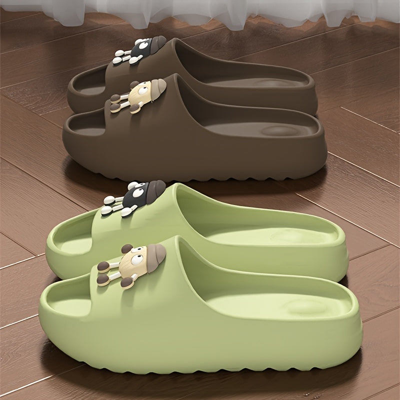 Women's EVA Slides Ultra-Soft Quick-Dry Indoor Outdoor Solid Color