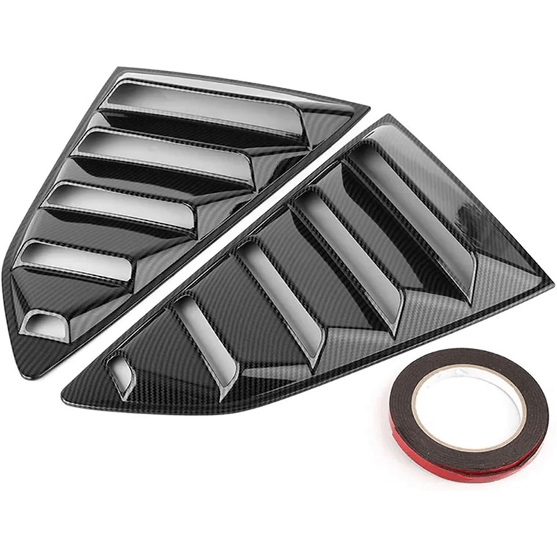 2 ta to'plam qora ABS orqa burchak oynasi ventilyatorlari uchun Camaro 2016-2022