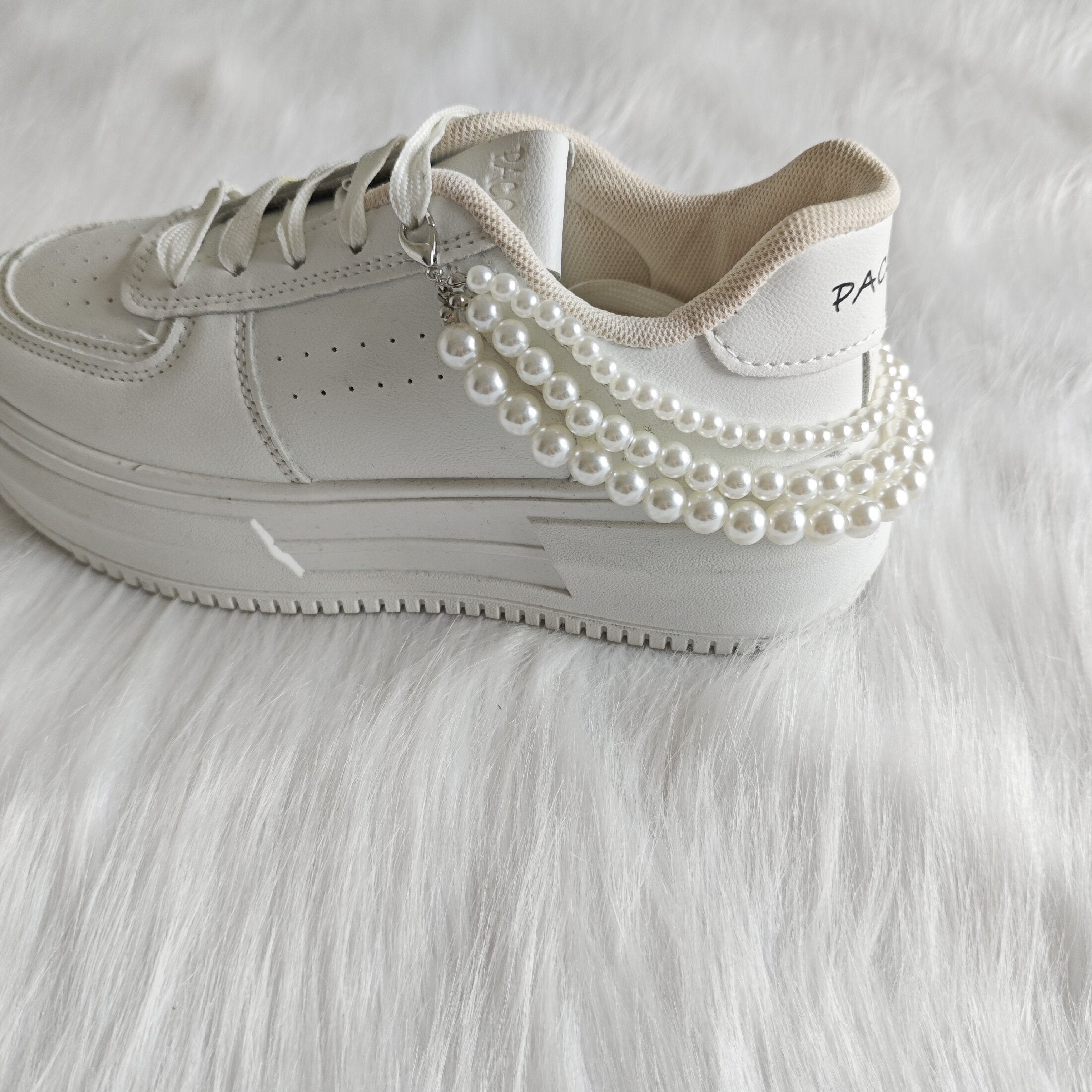 Women Removable Faux Pearl Shoe Charms Set for Casual footwear Decoration
