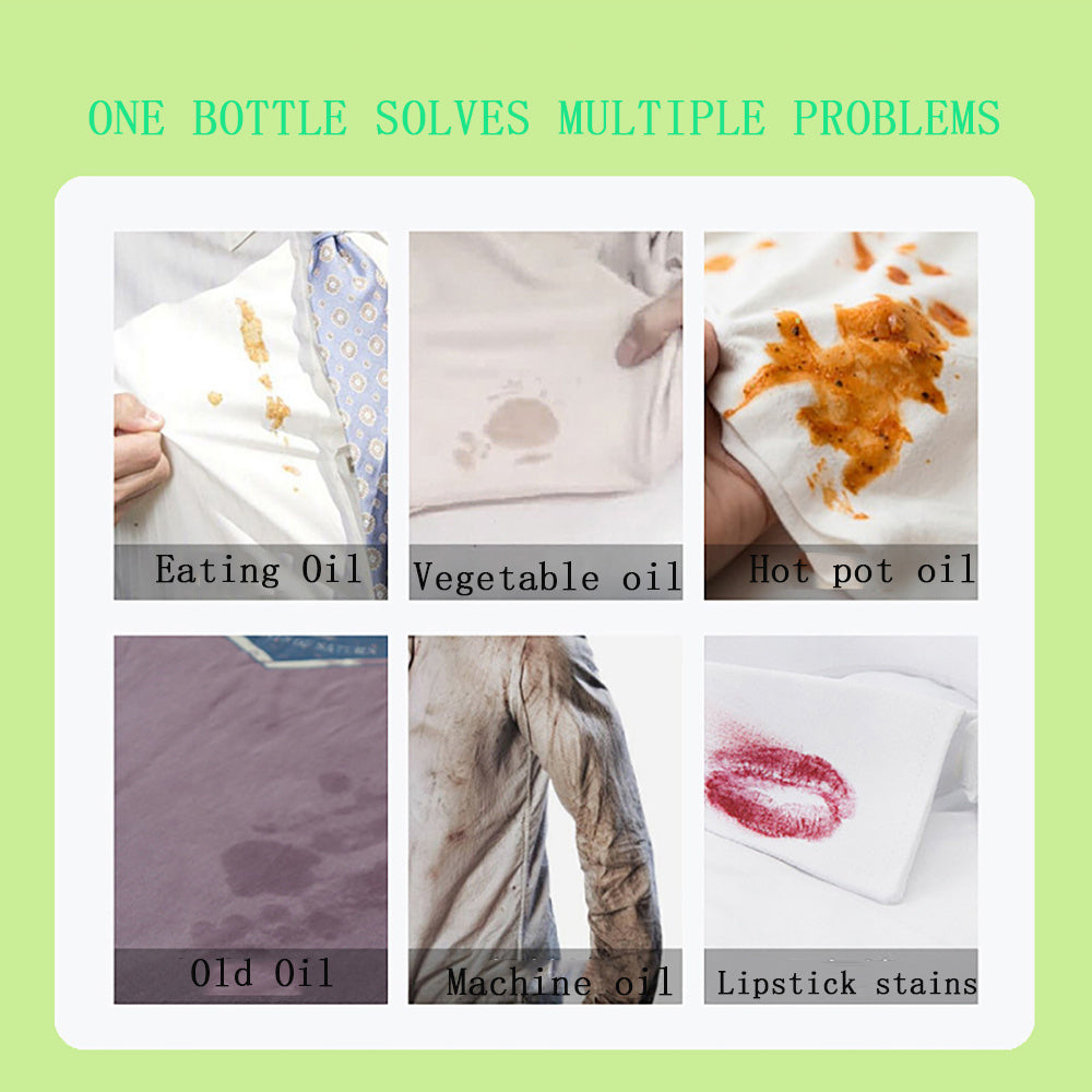 Multi-Action Stain Remover Spray 1 Fl Oz, Low Odor Citric Acid Degreaser for Fabric