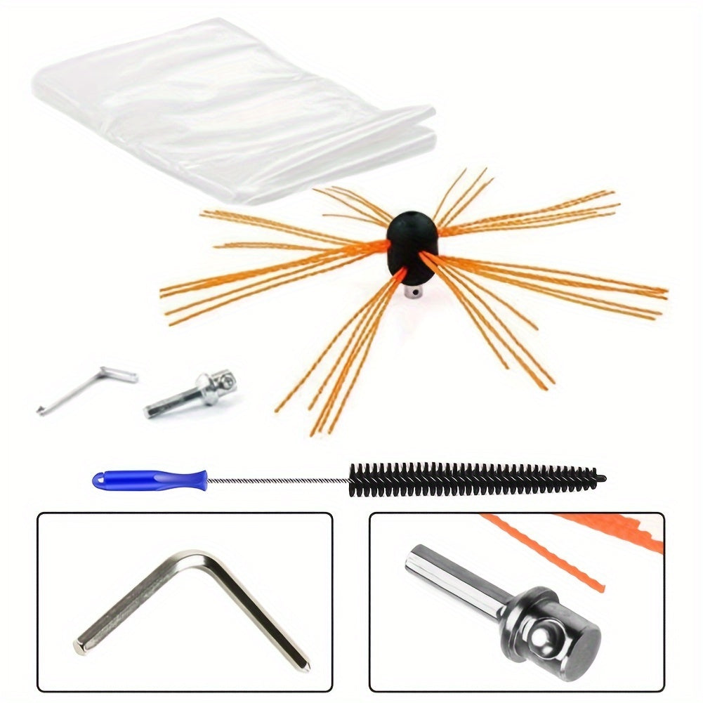 Nylon Rod Chimney Cleaning Brush for Safe Ventilation Durable and Easy to Use