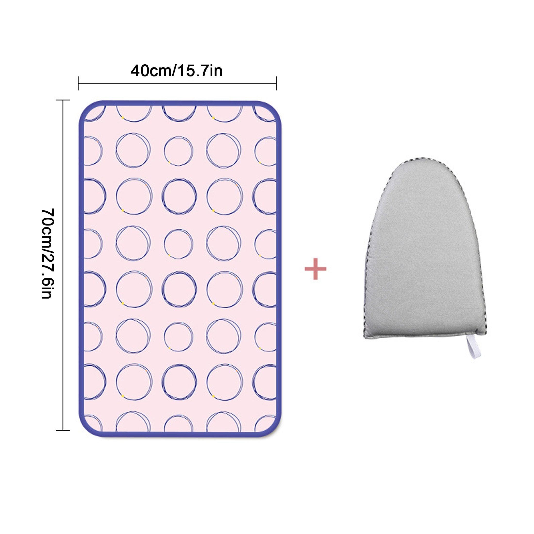 Комплект включает 2 складных гладильных матов и ручную доску с влагостойкими, термостойкими и нескользящими свойствами. Идеально подходит для путешествий, общежитий и домашнего использования без необходимости в электричестве.
