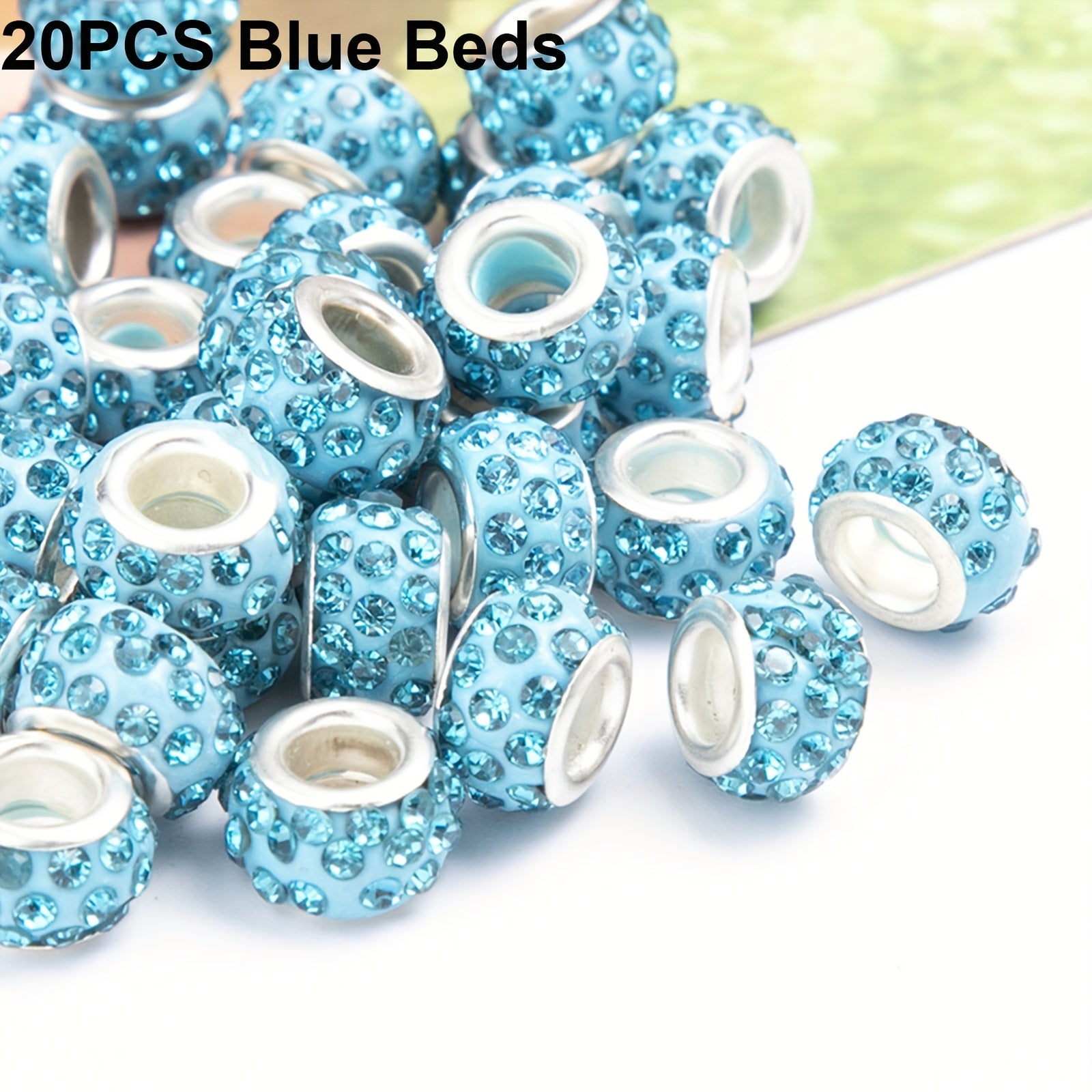 Women Men Kids Imitation Diamond Shoe Lace Beads Colorful Decorative Buckles Set of 20