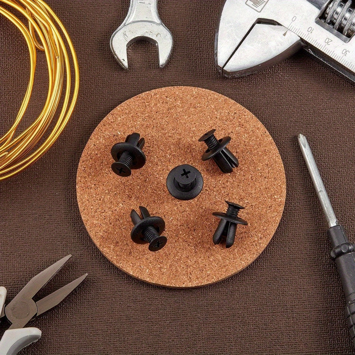 20pcs Plastic Rivets Clips for Dishwasher Kick Plate Trim Replacement