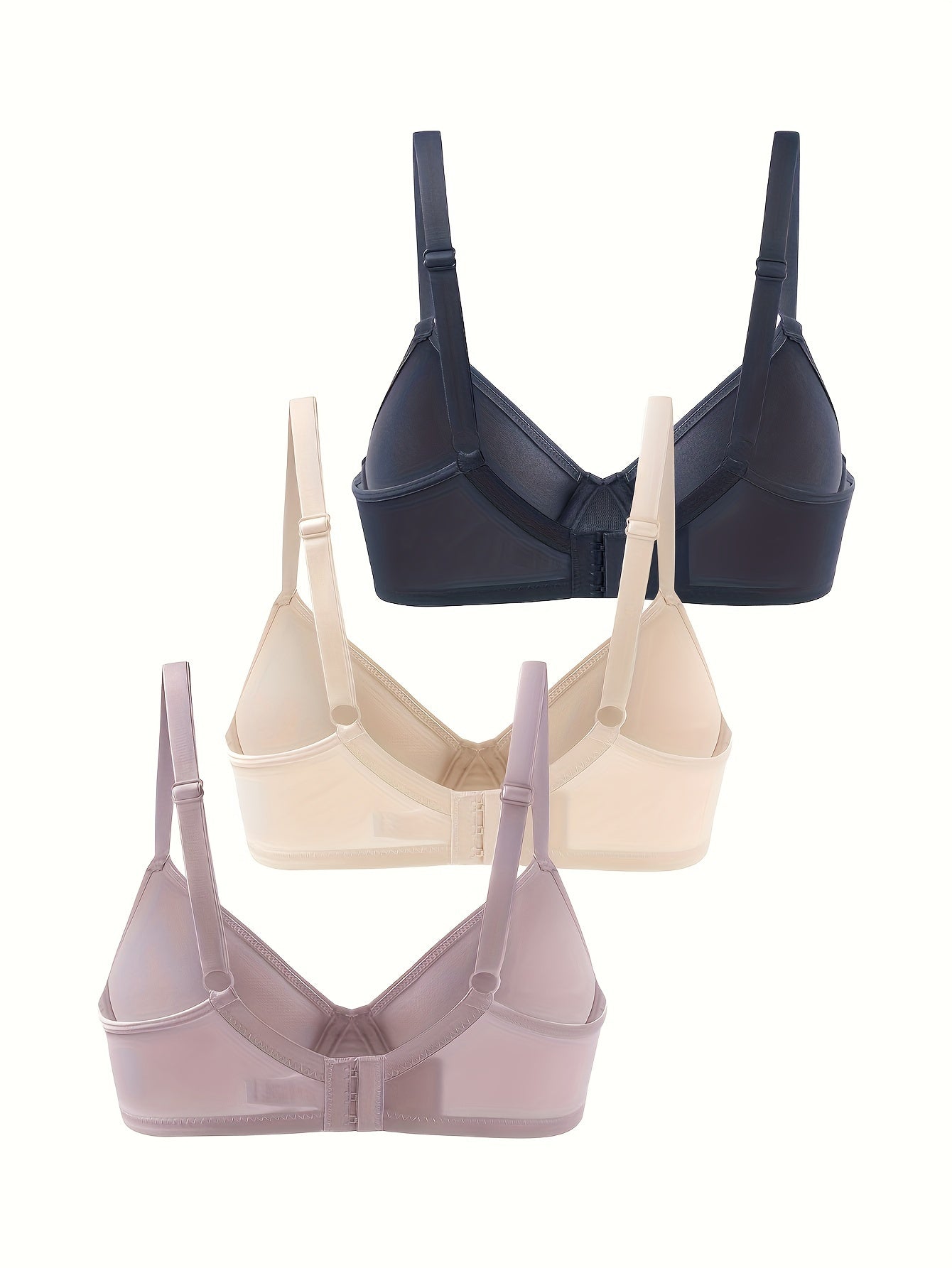 Seamless Push Up Bras Solid Comfortable Everyday Wear