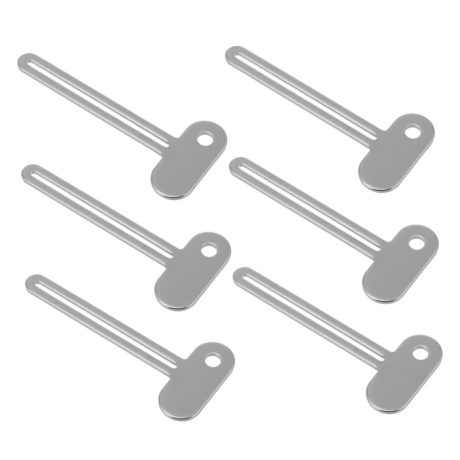 3 dona zanglamaydigan po'latdan yasalgan tish pastasi siqib chiqaruvchi to'plam, qo'lda ishlovchi quvur dozatori, tish pastasi va krema uchun