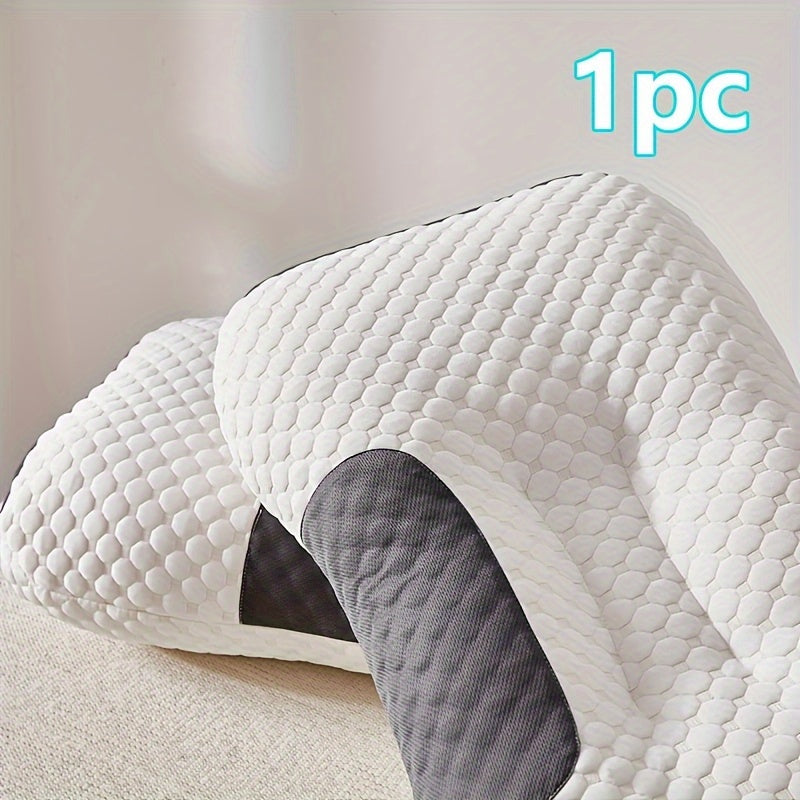 Knitted Massage Pillow Ergonomic Support Soft Comfort for Adults