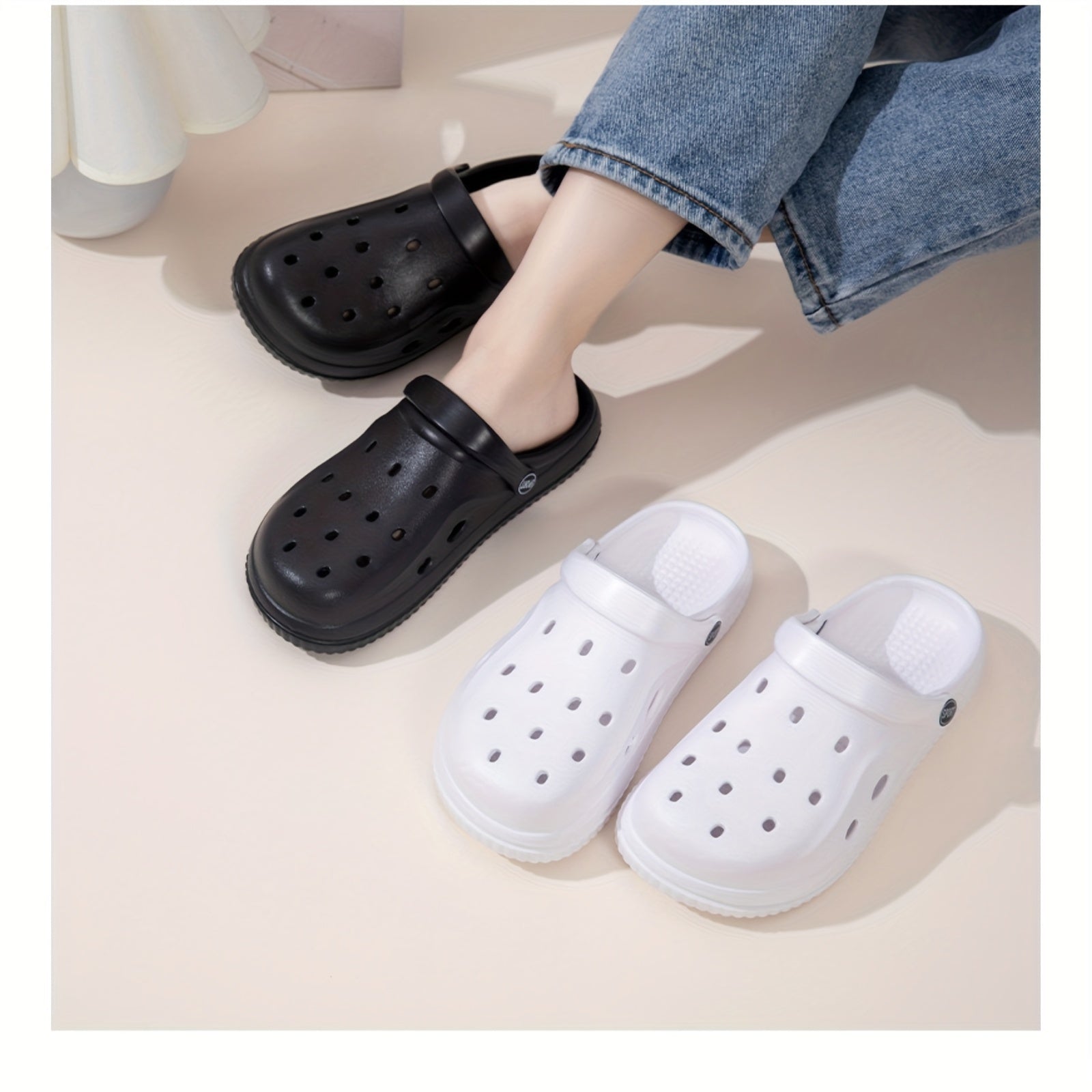 Uniseks EVA klogs yengil, sirpanmaydigan ichki va tashqi sandal