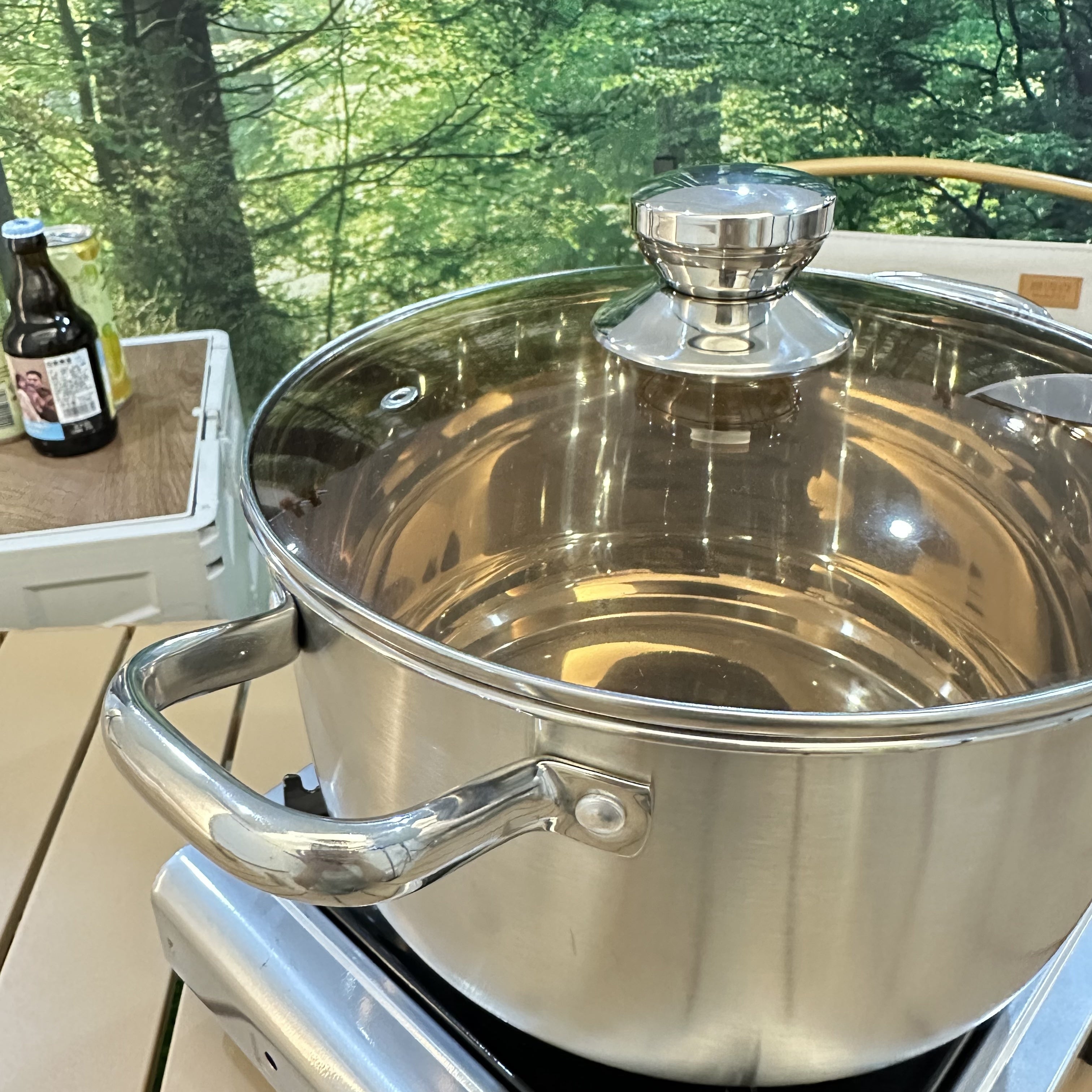 Zarif Sovg'a Qutisi Kiritilgan - Yuqori Sifatli Noxush Po'latdan Yasalgan Bug'lash Qozon To'plami, 1.8kg, Sabzavotlar, Dumplinglar, Sho'rvalar, Souslar uchun Ko'p Maqsadli - Barcha Pishirish Plitalari bilan Mos, Kerakli Oshxona Asbobi