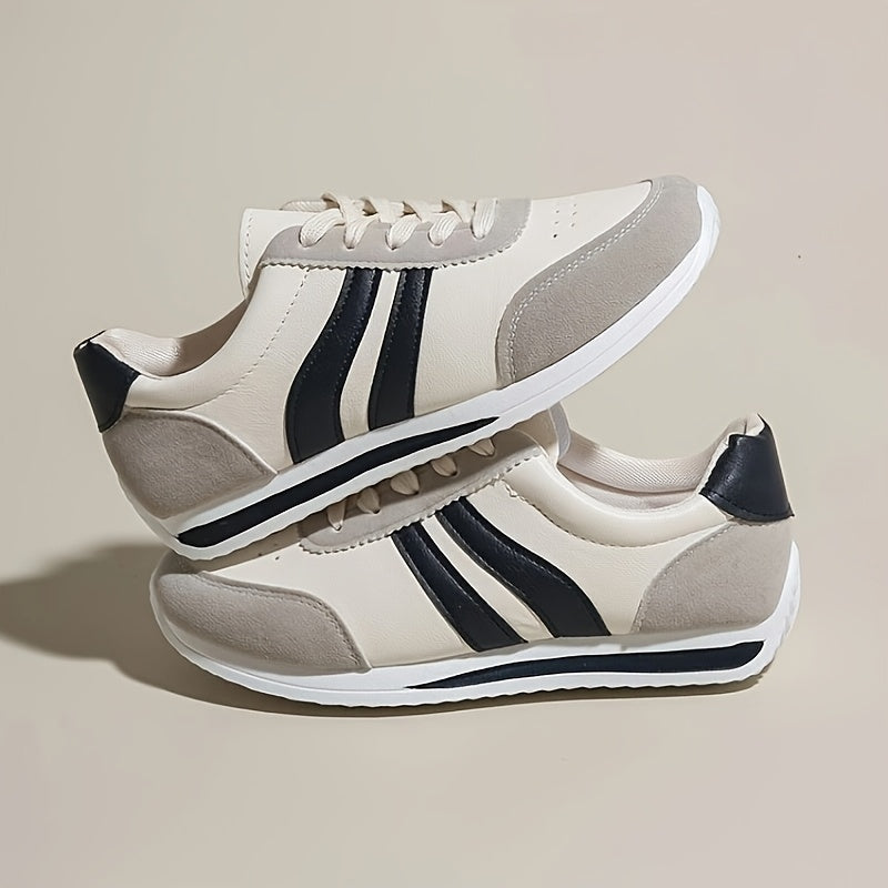 Women’s Lightweight Low-Top Sneakers Breathable Fabric Casual Athletic Shoes
