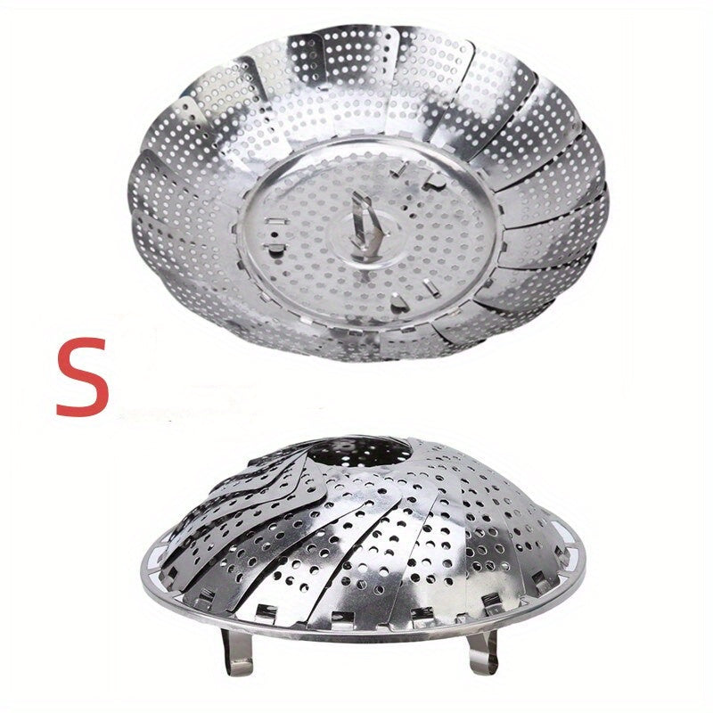 Stainless Steel Collapsible Steamer Basket for Nutritious Cooking