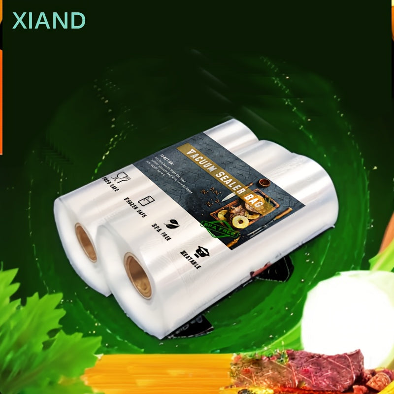 Ovqatni saqlash va tartibga solish uchun 2 ta vakuum oziq-ovqat saqlash sumkasi to'plami