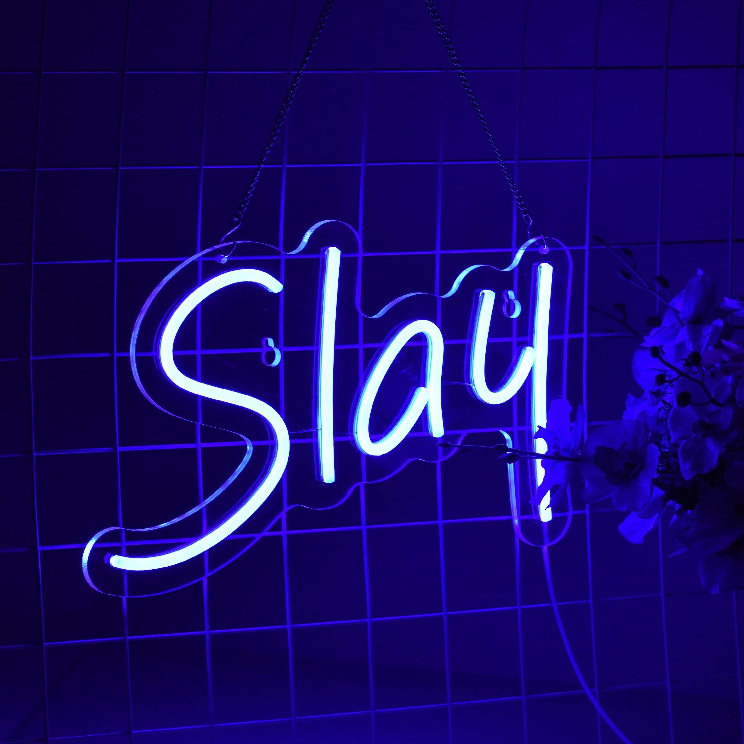 Neon Sign Light for Bedroom Wall Decor USB Powered LED Dorm Cute Bratz Aesthetic