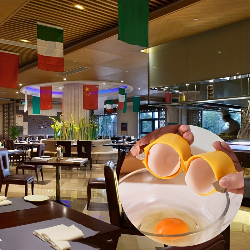 Egg Separator Plastic for Quick Egg Yolk Splitting and Peeling Kitchen Baking Tool