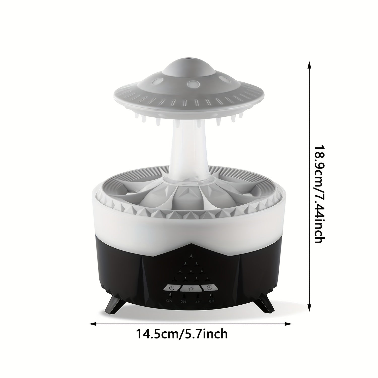 Ultrasonic Humidifier with Night Light and Remote for Small Rooms